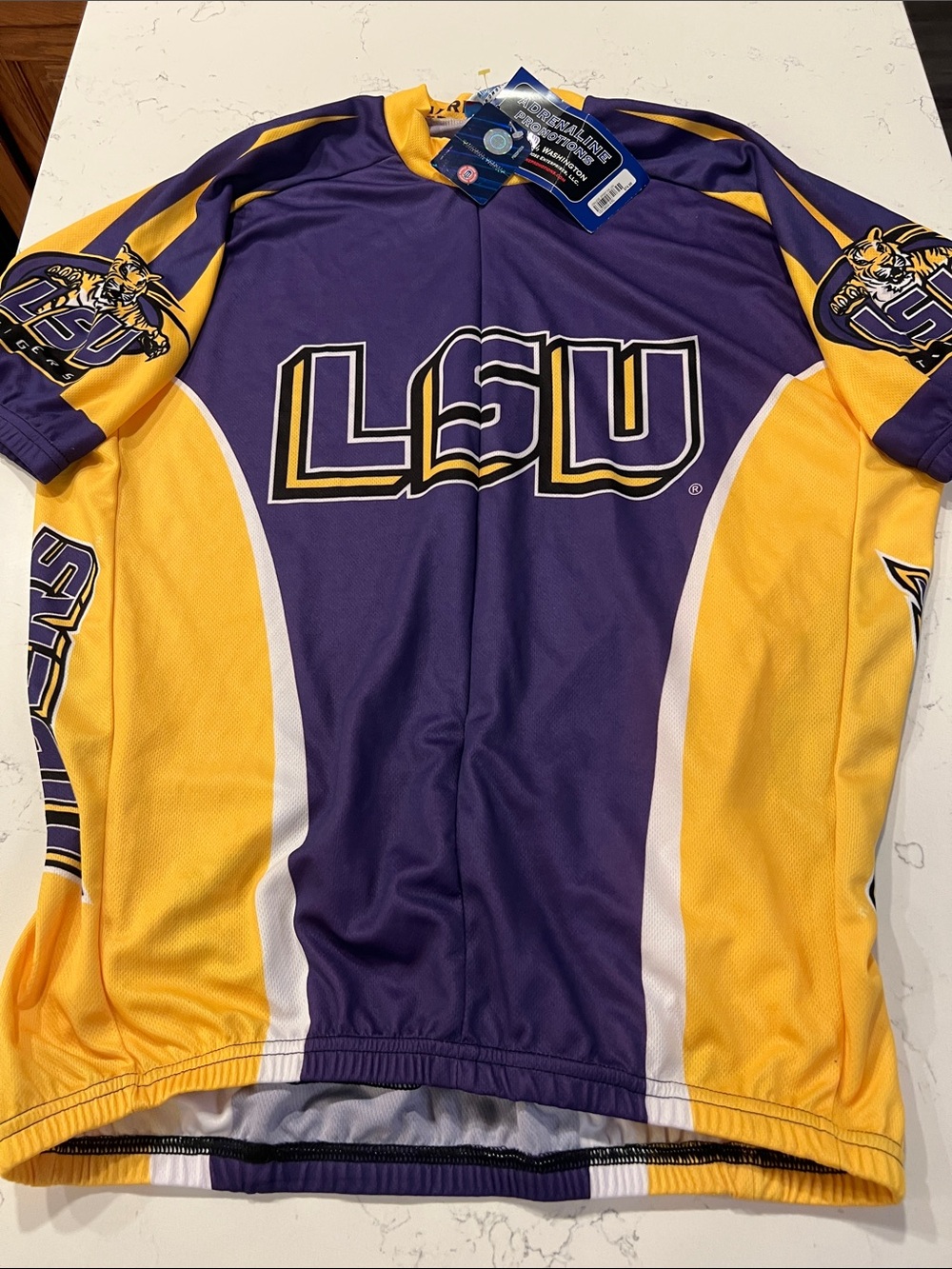 LSU Purple & Gold Cycling Jersey